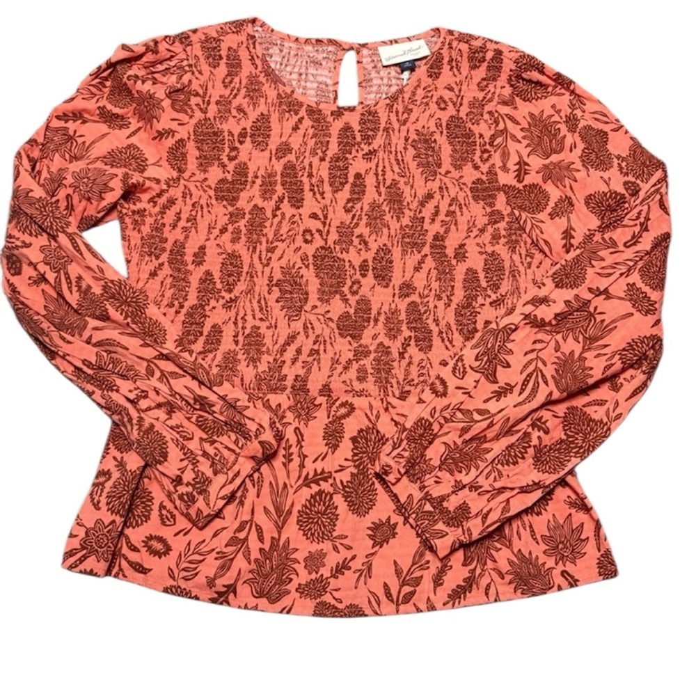 Universal Thread Coral Patterned Blouse
